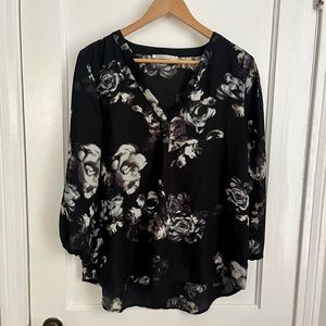 Violet & Claire, Floral Patterned Blouse